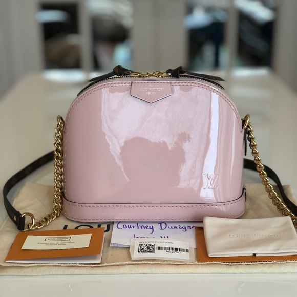 Louis Vuitton Handbags - Louis Vuitton Alma Mini Rose Ballerine & Monogram